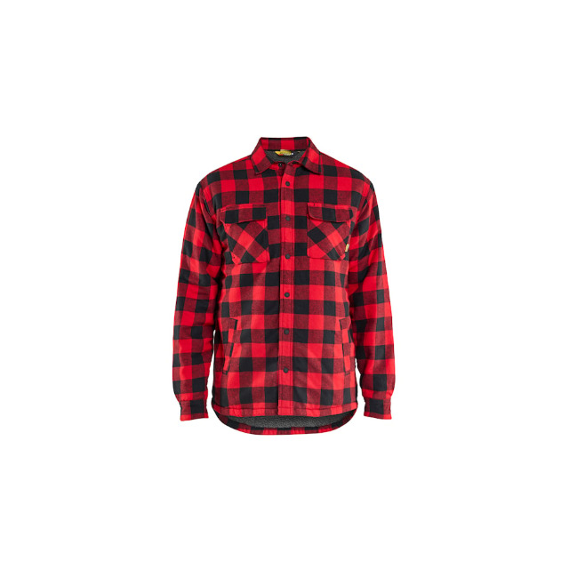 FLANELLSKJORTA 4704 1168 PILEFODRAD RÖD/SVART XXXL | Beijerbygg Byggmaterial